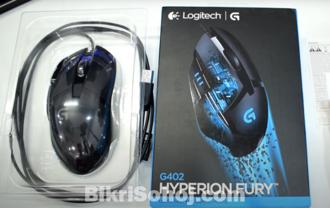 Logitech G402 Hyperion Fury ULTRA-FAST FPS GAMING MOUSE